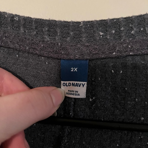 Old Navy Waffle Knit Sweater 2xl - Picture 2 of 3